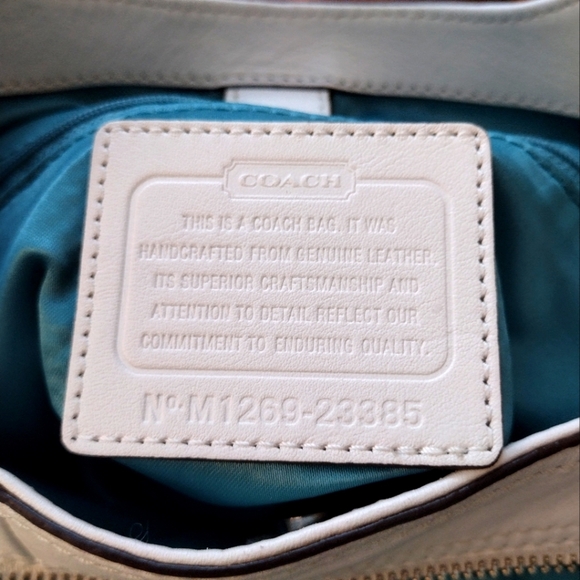 COACH Maggie Madison Woven Leather Shoulder HoboBag  23385 - Picture 16 of 16